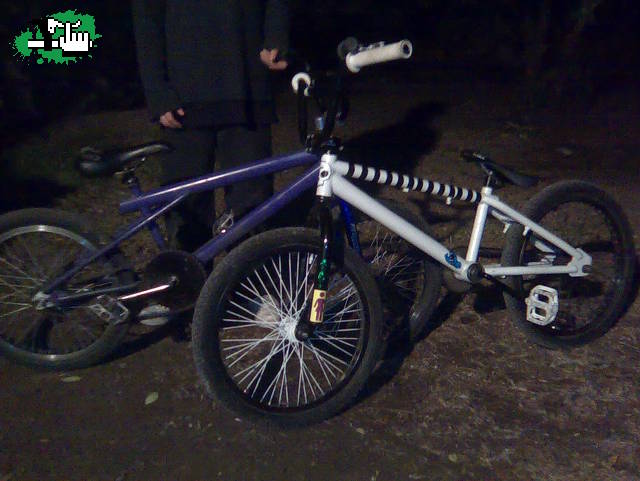 Aca las bikes despues de un largo dia