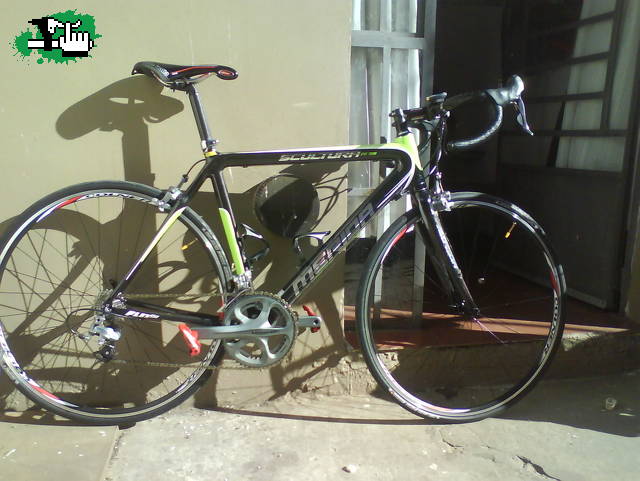 con nuevas ruedas