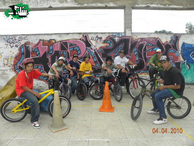 Con los riders en neco !