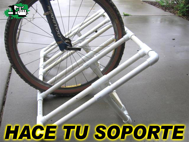 Soporte de Pie y de Trabajo para tu Bici - FACIL DE HACER !!