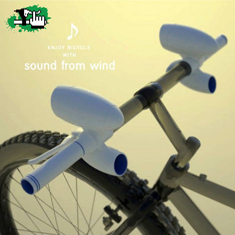 Musica con el viento de la bici