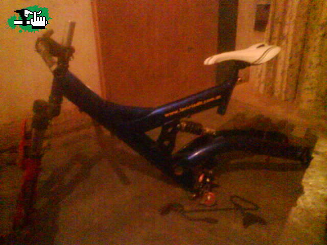 la bike avanzó 1 trecho mas