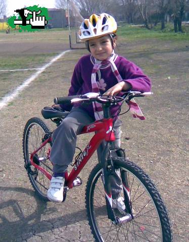La nueva nueva bici de Cande 