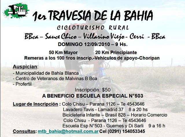 1 er travesia de la Bahia