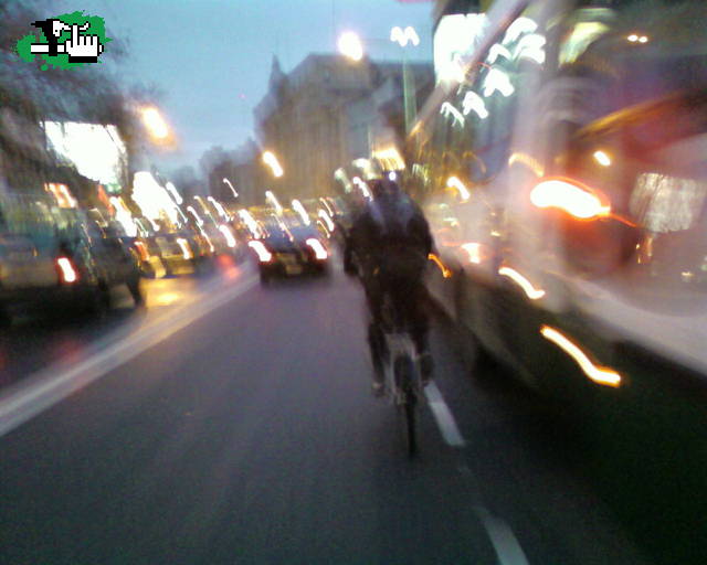 Av. Pueyrredon en hora pico