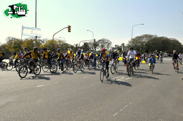 bicicleteada por el centro