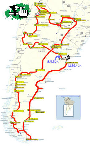 Travesia a los Parques Nacionales Argentinos, 21.128km en 471 dias.