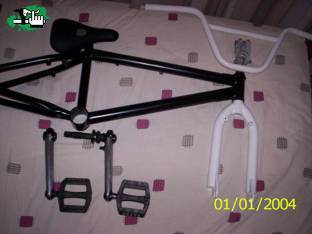 bike recien pintada