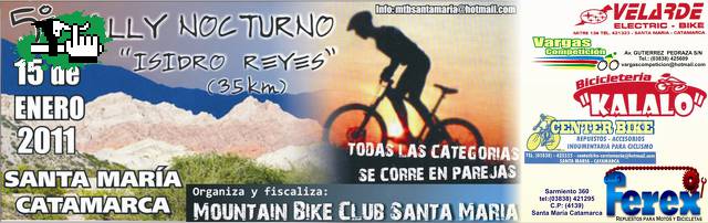 5º Rally Nocturno de MTB Isidro Reyes