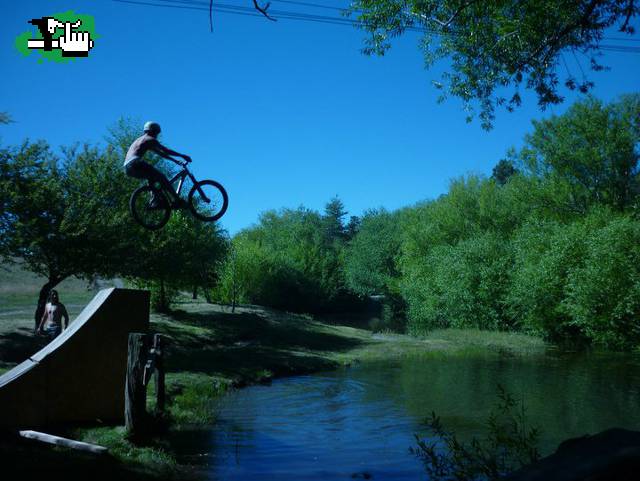  [water jump]