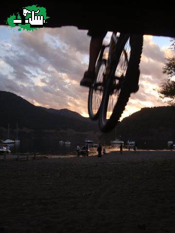 en el lago :P