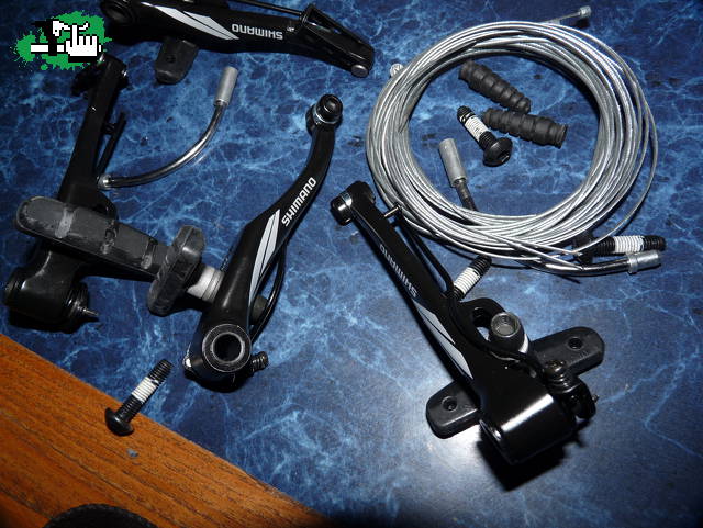 nuevos v-brake para mi bike 