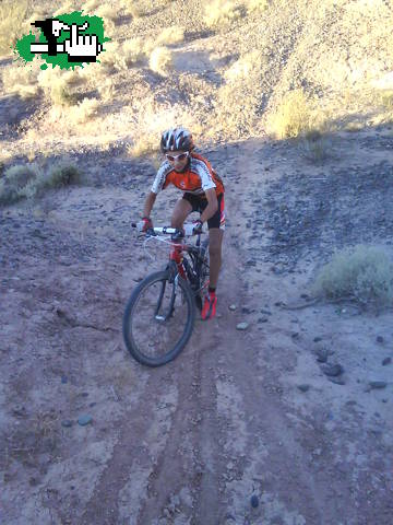 Entrenando un rato.