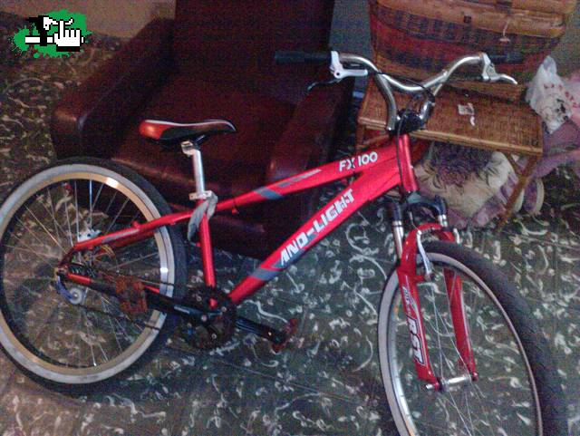 mi bici terminada segun yo jajajaja