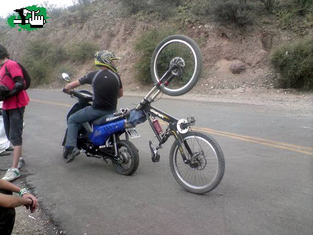 forma sencilla y comoda de llevar la bici al cerro