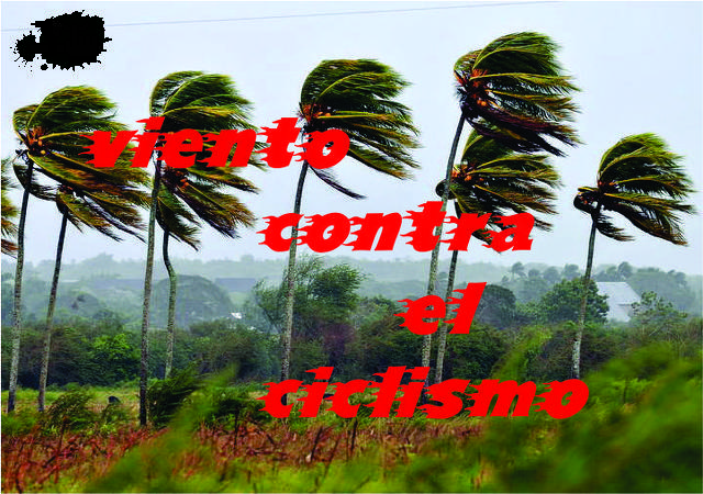 video de viento contra el ciclismo 