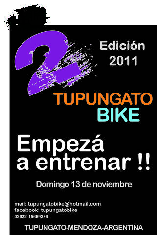 SEGUNDA EDICIÓN "TUPUNGATOBIKE" 2011