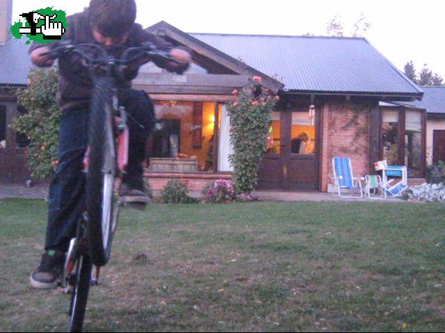 boludeando con la bici