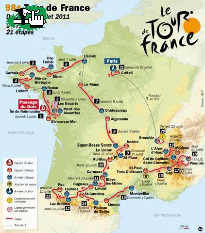 Un canal del tour