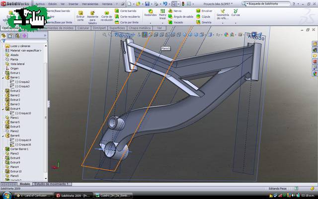 proyecto con el software de specialized 