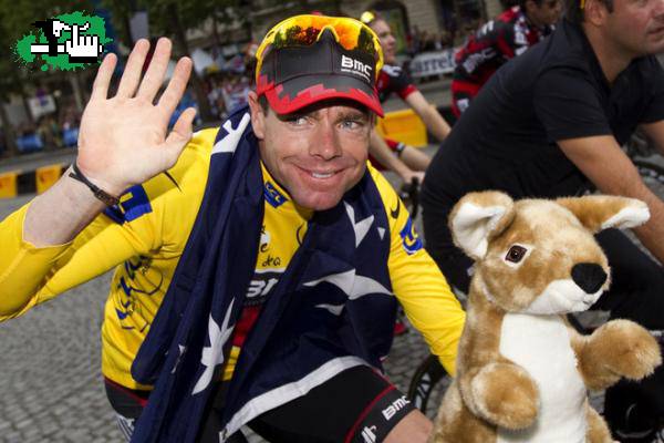 Cadel Evans : " Solo soy un hombre que monta en Bici"