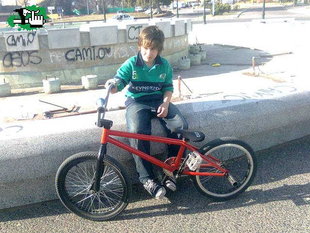 Con bici nueva !