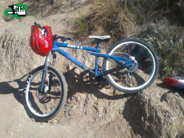 mi bici en el cerrito de la virgen...