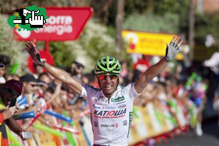 Vuelta a España...8va. Etapa..."Purito" Rodriguez...Profeta en su Tierra