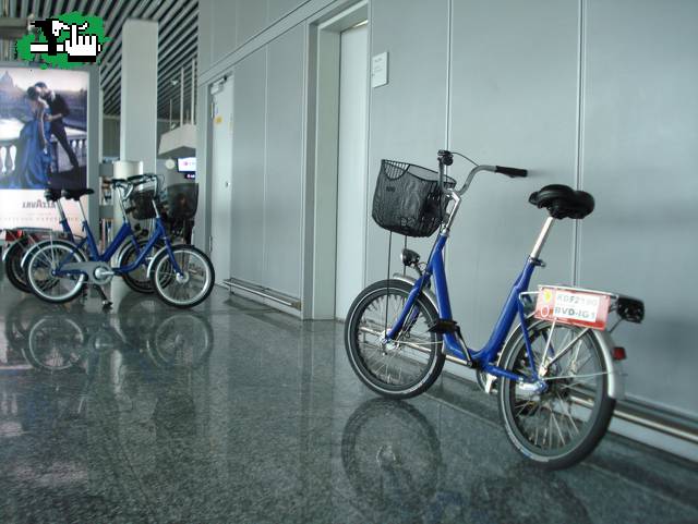 Bicis del aeropuerto de Frankfurt