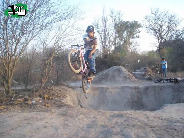 Bars en la bike de un amigo