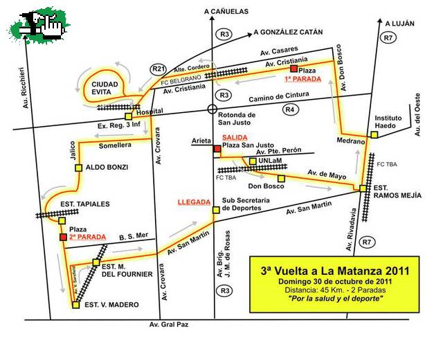 BICICLETEADA: TERCERA VUELTA A LA MATANZA 