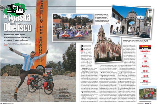 WEEKEND Nº  470 "DE ALASKA AL OBELISCO"