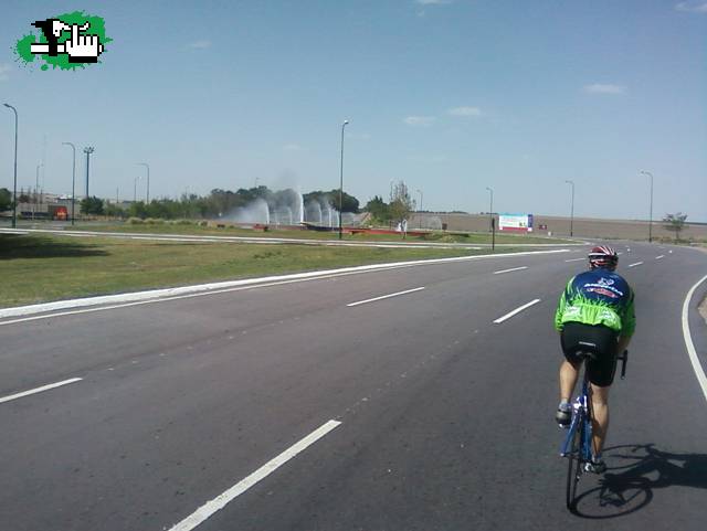 atrás de una de ruta!!