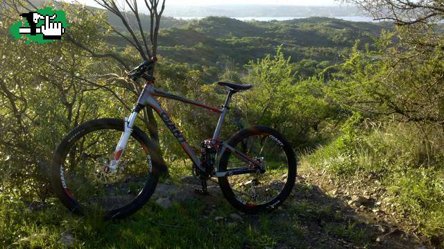 Descansando antes de bajar en Carlos Paz