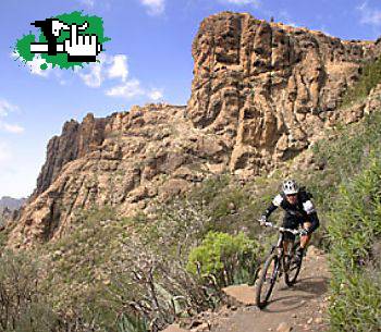 Esos "locos" que corren en mtb.