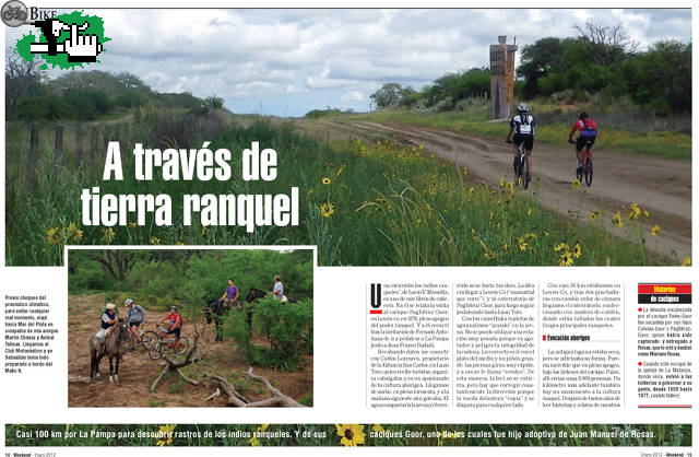 WEEKEND Nº 472 "A TRAVES DE LA PAMPA RANQUEL"