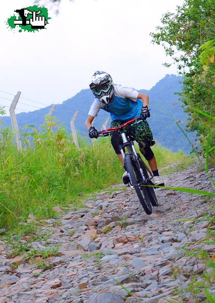 Probando la nueva bike 