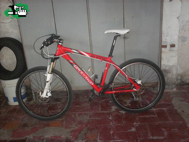 mi bici con hidraulicos 