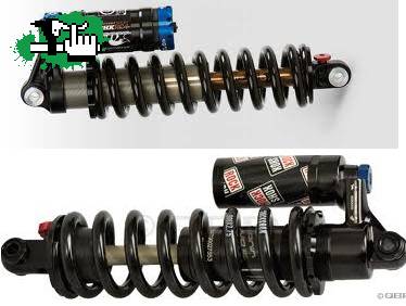 especificaciones e informacion: rock shox vivid r2c o fox dhx rc4