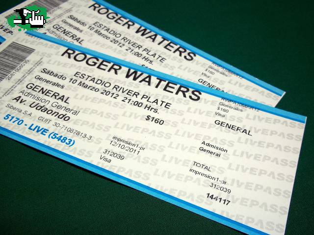 Vendo Cambio entradas de Roger Waters por partes de bici