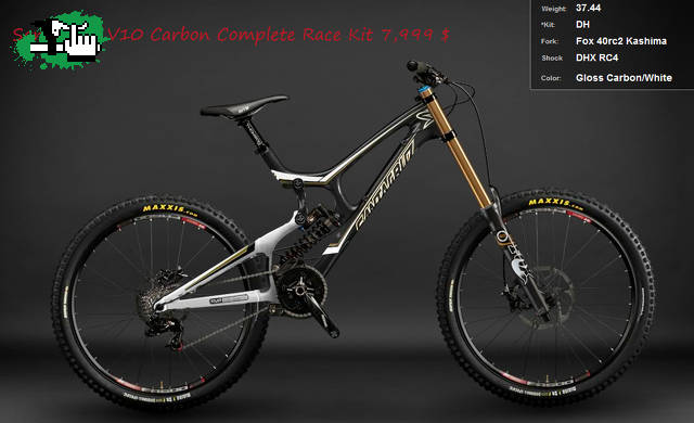 SANTACRUZ  V.10 CARBON COMPLETE RACE KIT