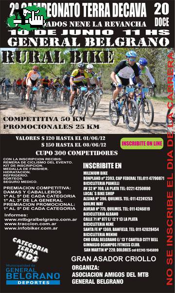 CAMPEONATO DE RURAL BIKE TERRA DECAVA