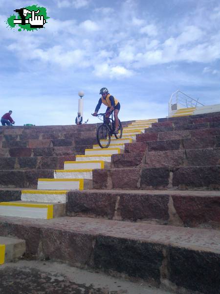 Bajando escaleras!!