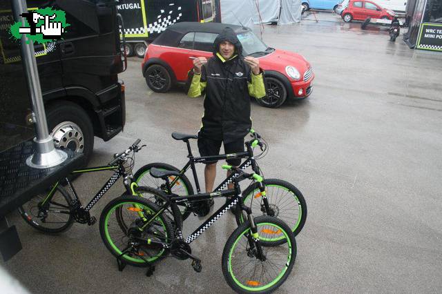 bikes del Team Mini WRC