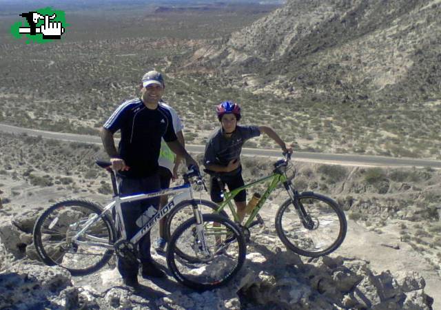 con mi viejo en  "las tres cruces"