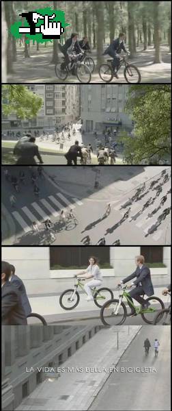 La vida es mas linda en bicicleta