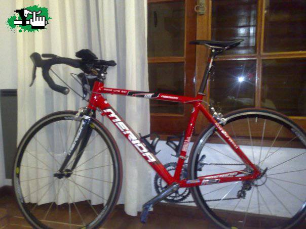 Bicicleta Merida road lite 901 horquilla de carbono usada