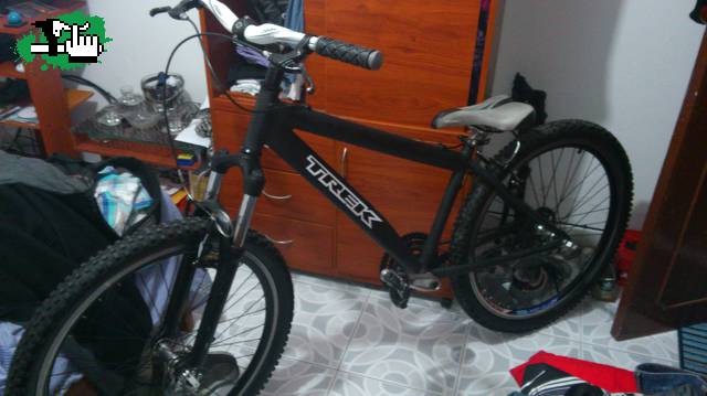 armando mi bici para prender trial