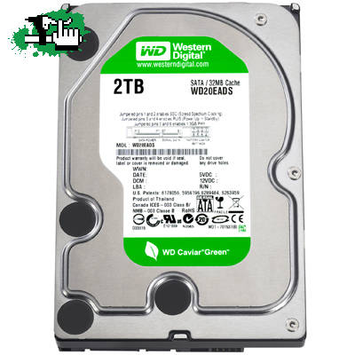 western digital . caviar green 2tb