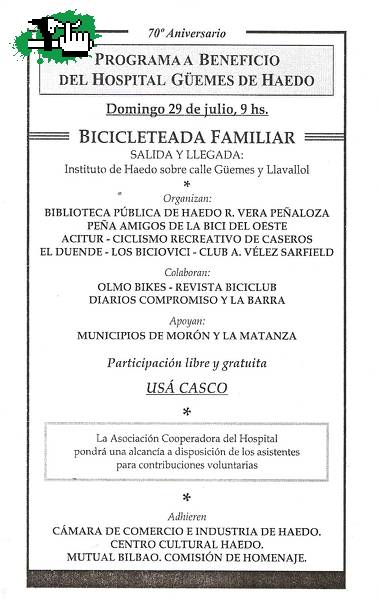 BICICLETEADA FAMILIAR